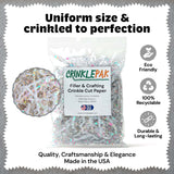 10lb White Iridescent Crinkle Paper