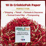 10lb Red Gold Metallic Crinkle Paper
