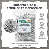 10LB Premium White Silver Crinkle Paper
