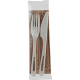 World Centric 6" TPLA Set: (Fork, Knife, Napkin) (QTY:500)