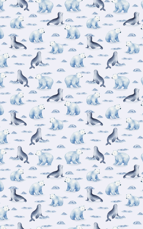 Arctic Companions - Sea Lions Wrapping Paper
