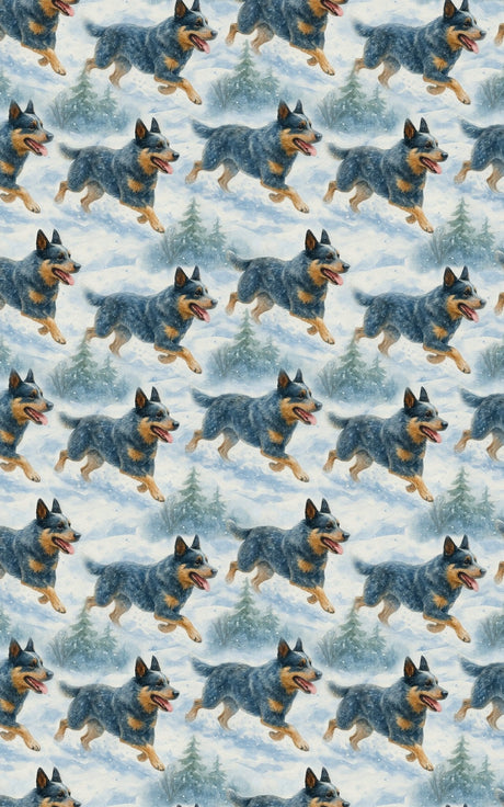 Holly Trails and Loyal Tails - Watercolor Hearts Wrapping Paper