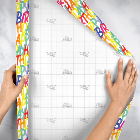 Rainbow Birthday - Gift Wrap — additional view e