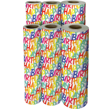 Rainbow Birthday - Gift Wrap — additional view f