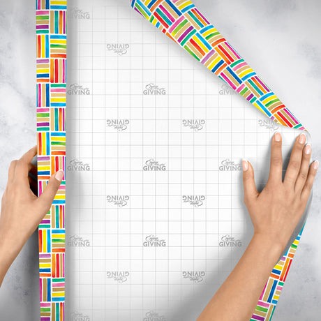 Colorful Lines Gift Wrap - B203.1e.jpg