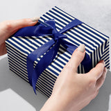 Navy Pearl Stripe Gift Wrap - B206.1b.jpg
