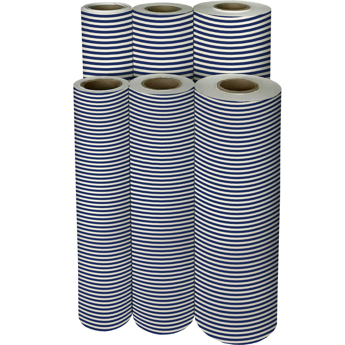Navy Pearl Stripe Gift Wrap - B206.1f.jpg