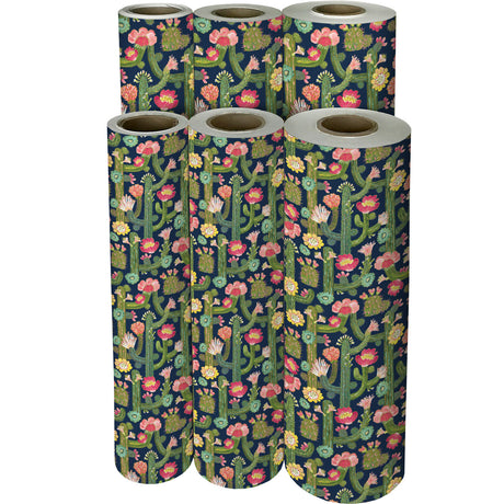 Cactus Blooms Gift Wrap - B207.1f.jpg