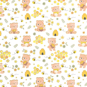 Honey Bears Gift Wrap - B208.1a.jpg
