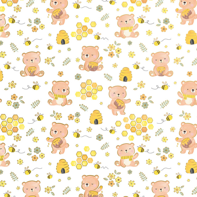 Honey Bears Gift Wrap - B208.1a.jpg