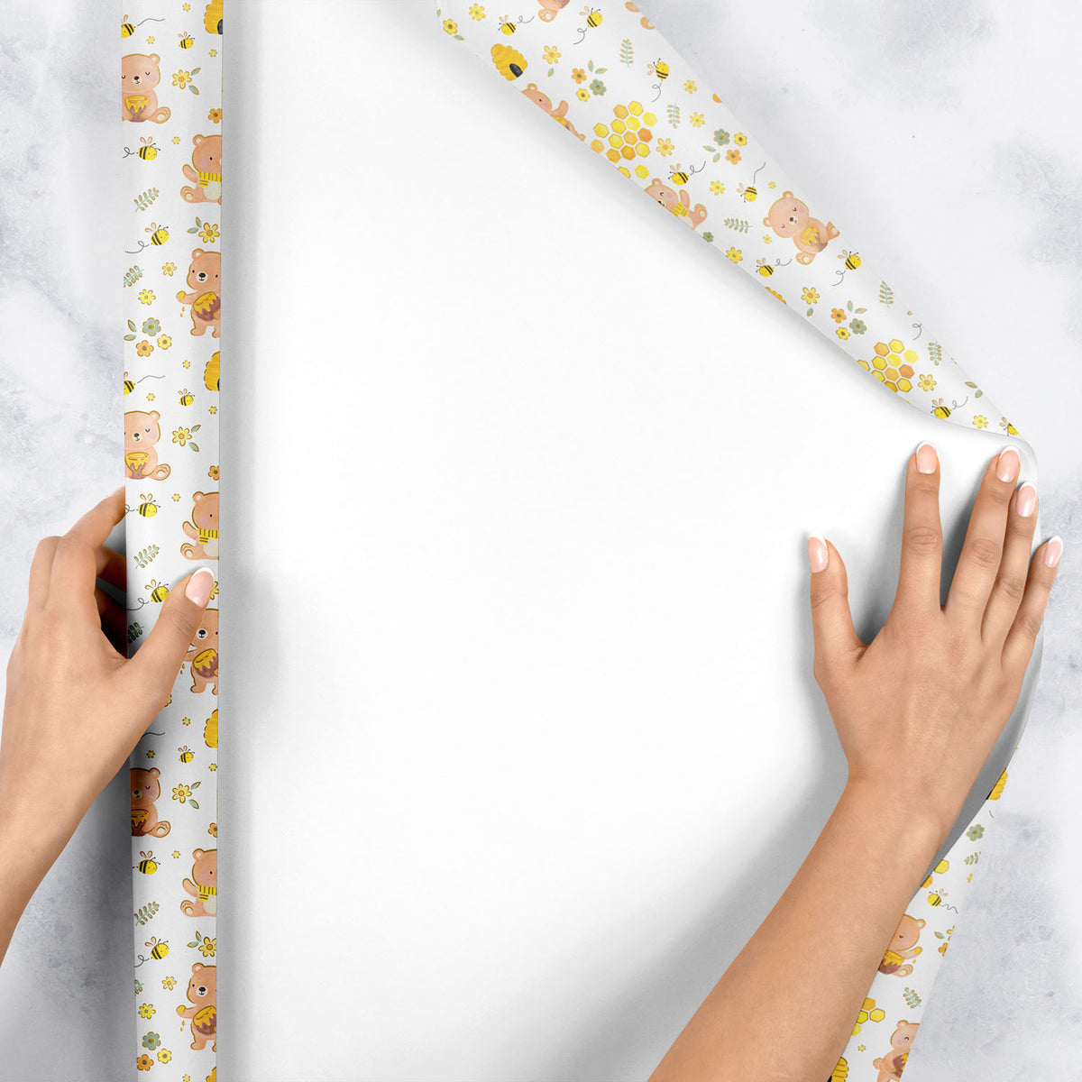 Honey Bears Gift Wrap - B208.1e.jpg