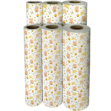 Honey Bears Gift Wrap - B208.1f.jpg