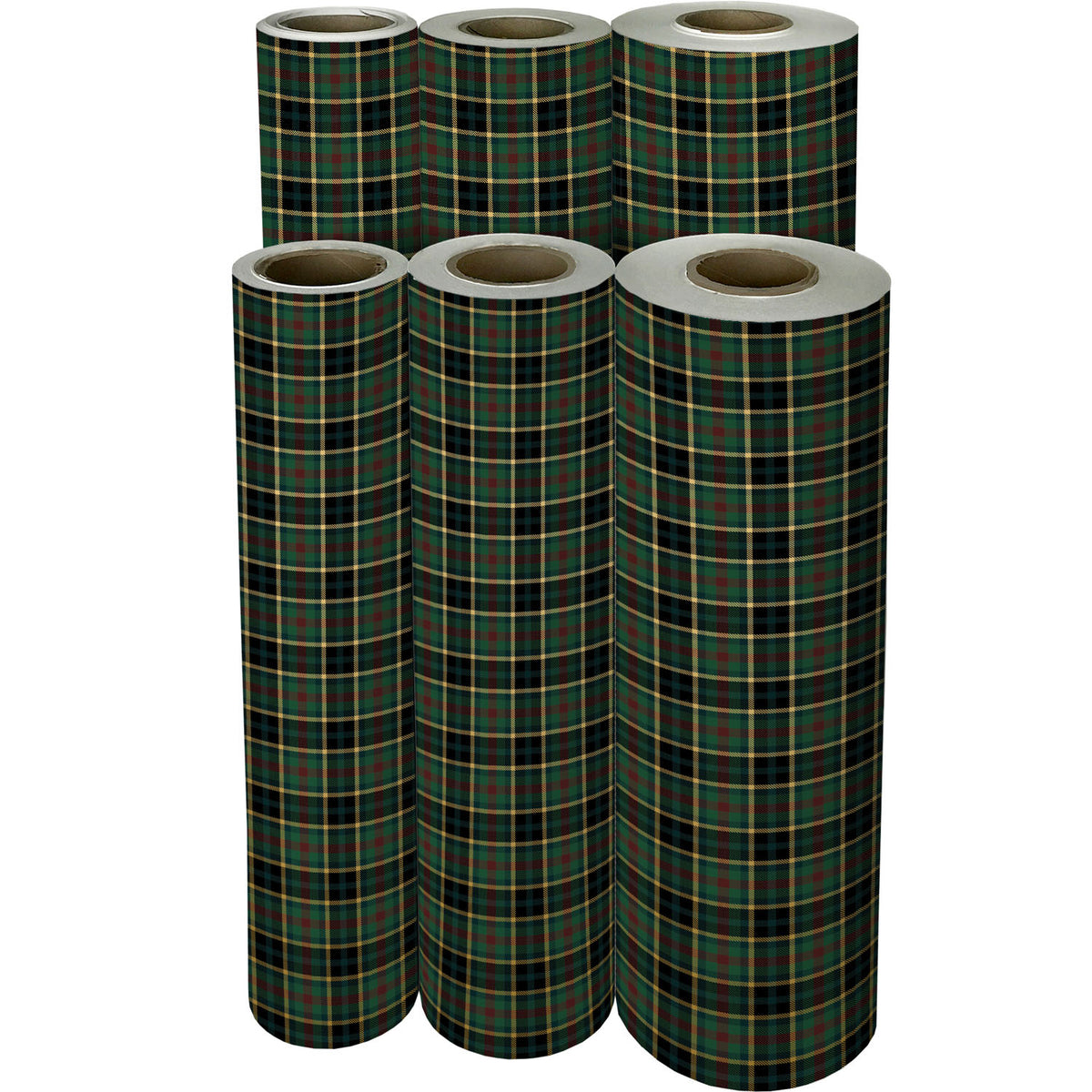 Hunter Navy Plaid Gift Wrap - B228.1f.jpg