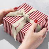 Red White Stripe Gift Wrap - B229.1b.jpg
