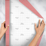 Red White Stripe Gift Wrap - B229.1e.jpg