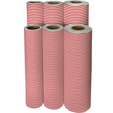Red White Stripe Gift Wrap - B229.1f.jpg
