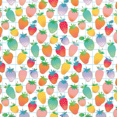 Sweet Strawberries Gift Wrap - B236.1a.jpg