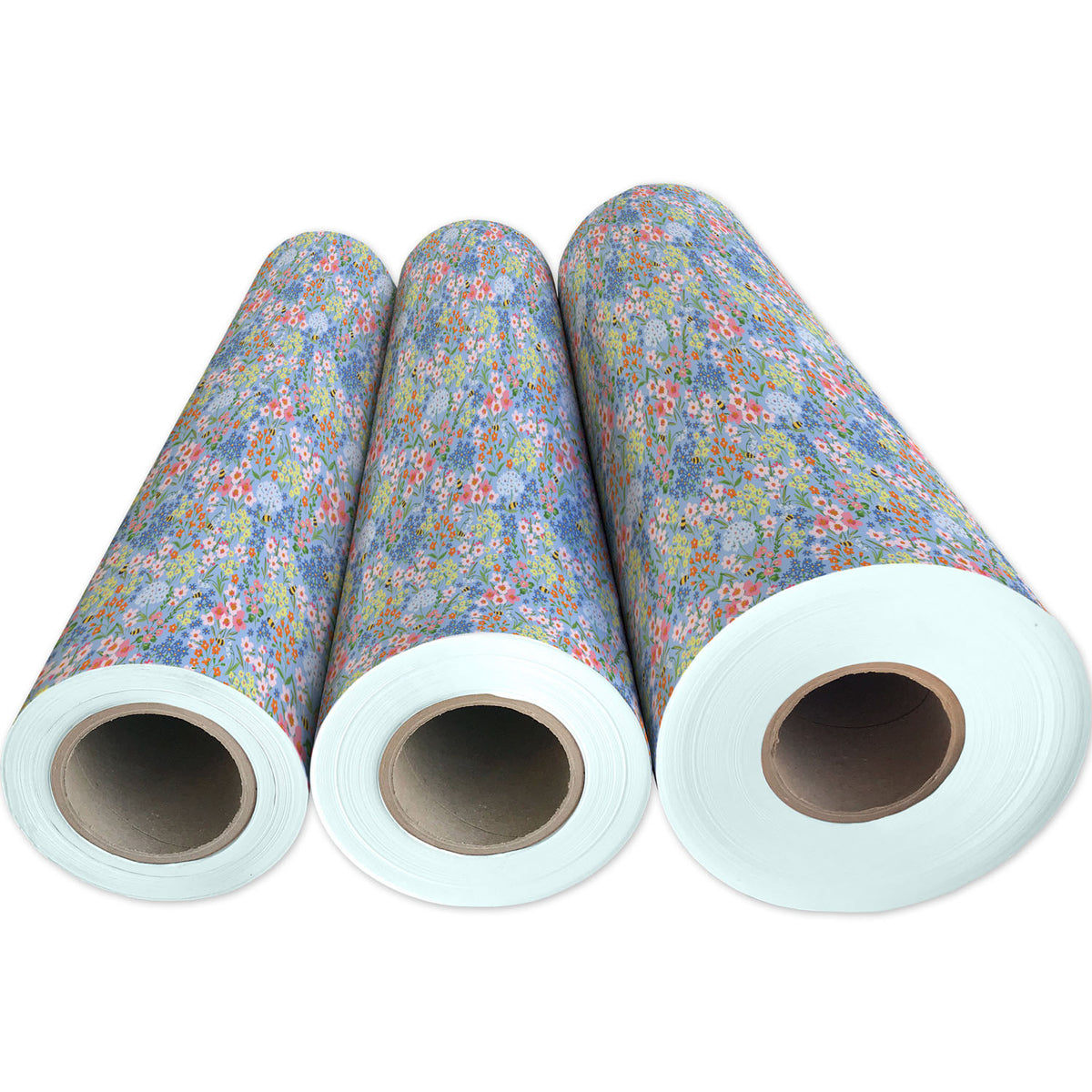 Garden Bees Gift Wrap - B248.1g.jpg