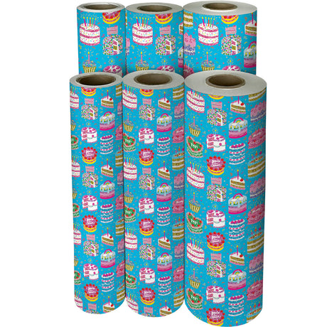 Celebration Cakes Gift Wrap - B251.1f.jpg
