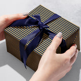 Navy Gold Dot & Stripe Gift Wrap - B2615D.1c.jpg
