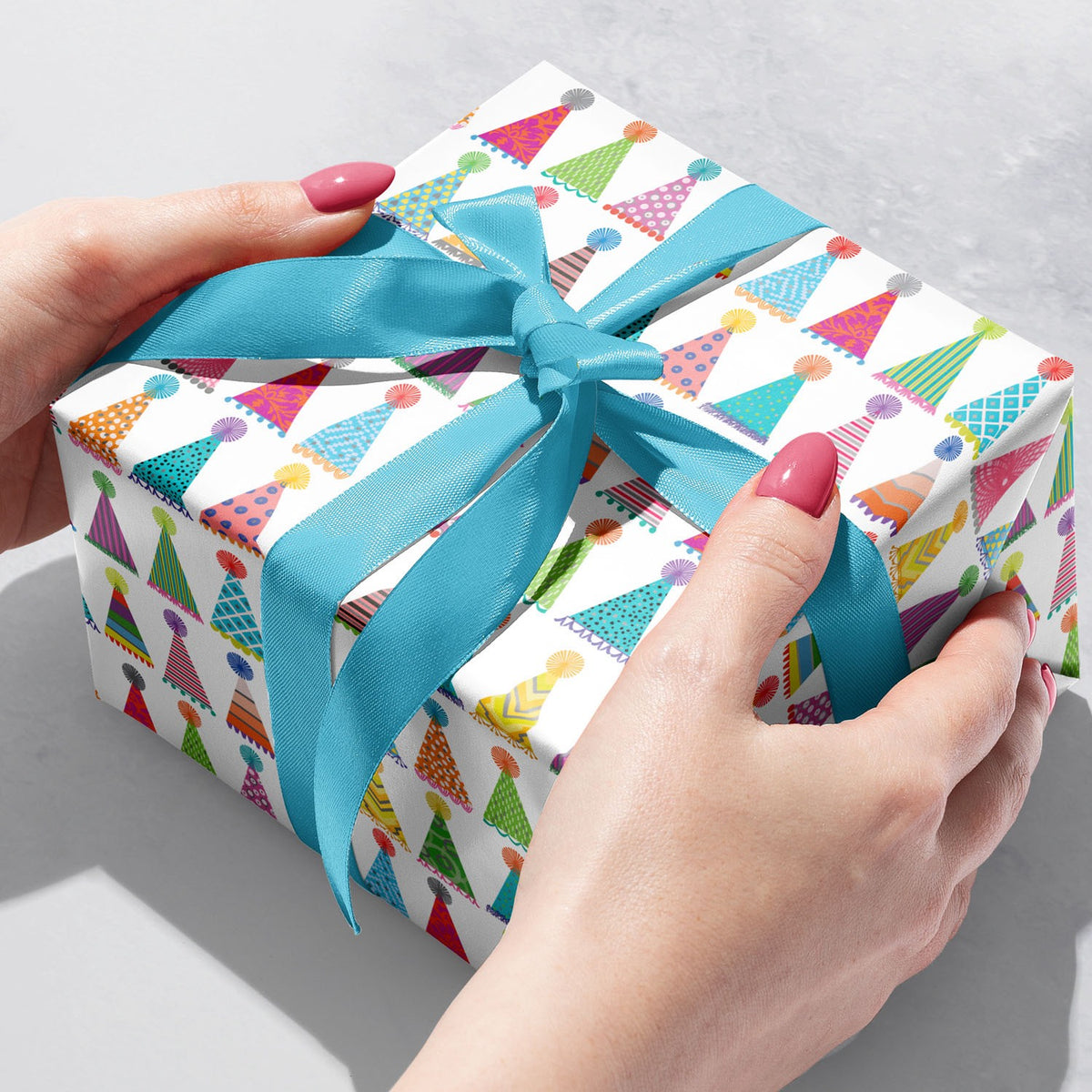 Party Hats Wrapping Paper — additional view b