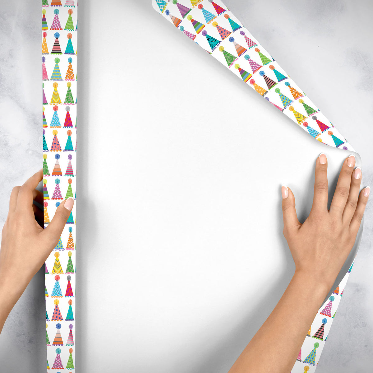 Party Hats Wrapping Paper — additional view e