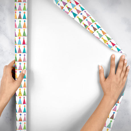 Party Hats Wrapping Paper — additional view e