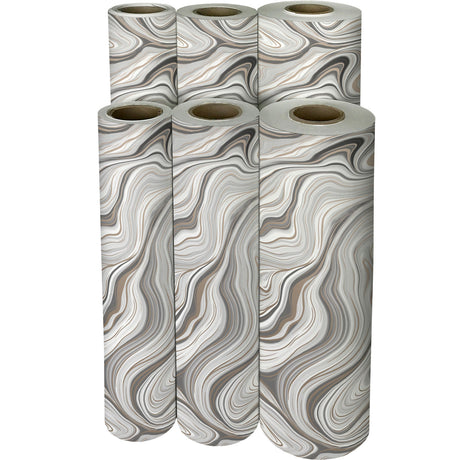 Marbleized Silver Gift Wrap - B330.1f.jpg