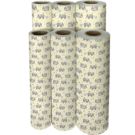 Baby Elephants Wrapping Paper — additional view f