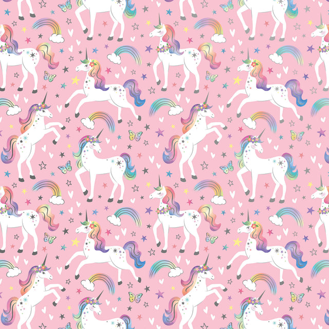 Rainbow Unicorn Gift Wrap - B404.1a.jpg