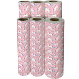 Rainbow Unicorn Gift Wrap - B404.1f.jpg