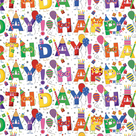 Birthday Characters Gift Wrap - B417.1a.jpg