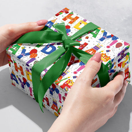 Birthday Characters Gift Wrap - B417.1b.jpg