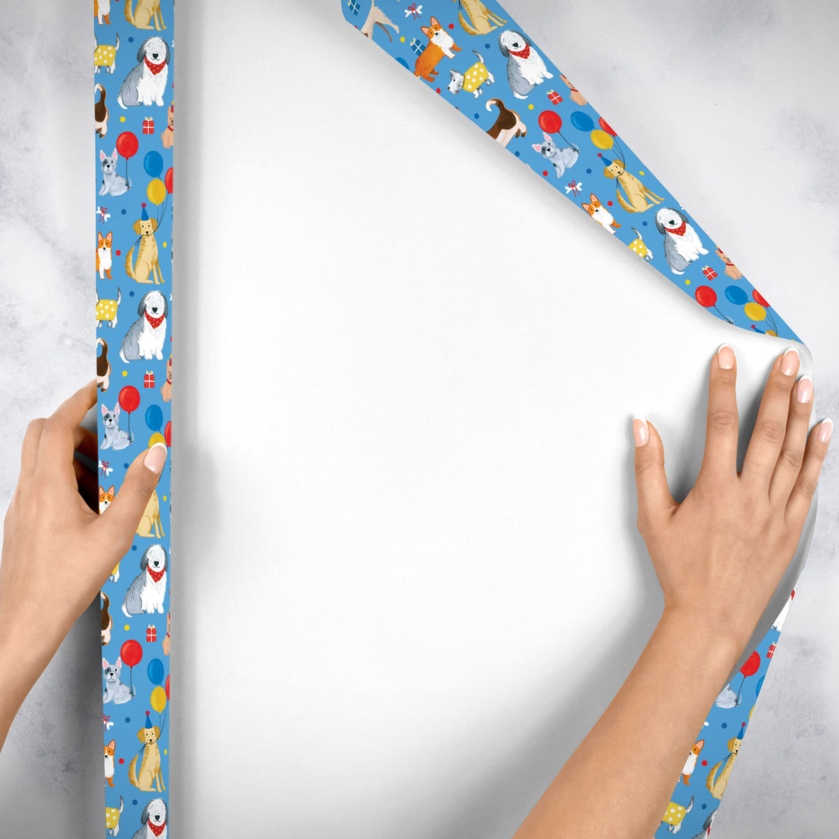 Party Dogs Wrapping Paper — additional view e