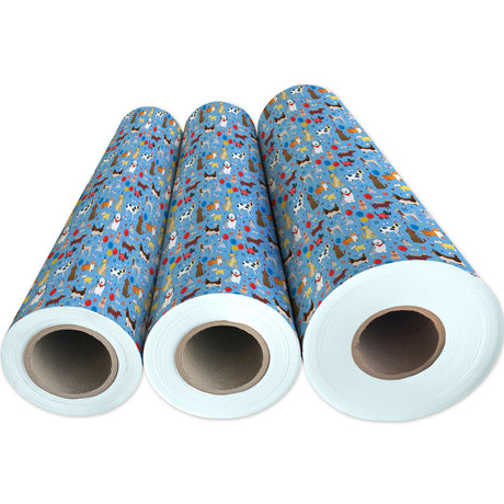 Party Dogs Wrapping Paper — additional view g