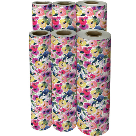 Watercolor Flowers - Gift Wrap — additional view f