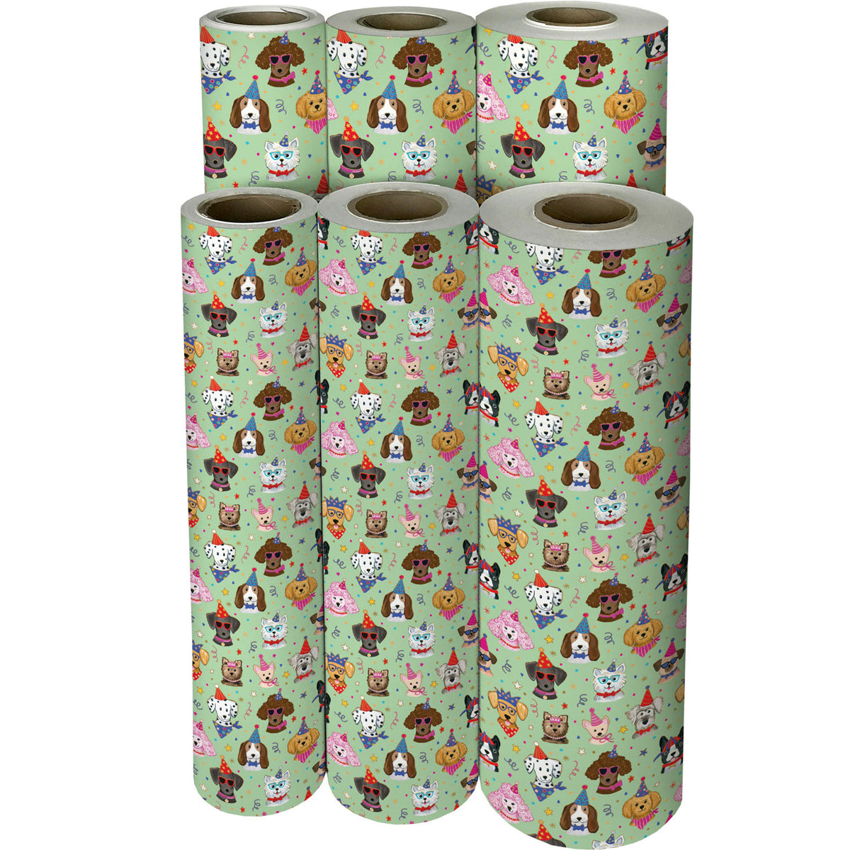 Festive Pups Gift Wrap - B440.1f.jpg