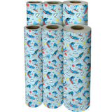Surfing Sharks Gift Wrap - B448.1f.jpg