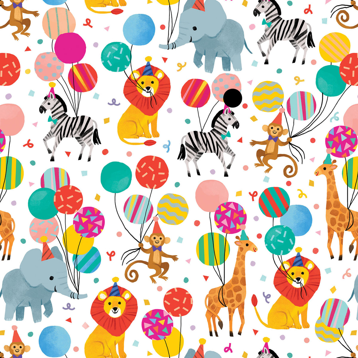 Jungle Birthday Party Gift Wrap - B458.1a.jpg