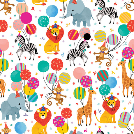 Jungle Birthday Party Gift Wrap - B458.1a.jpg