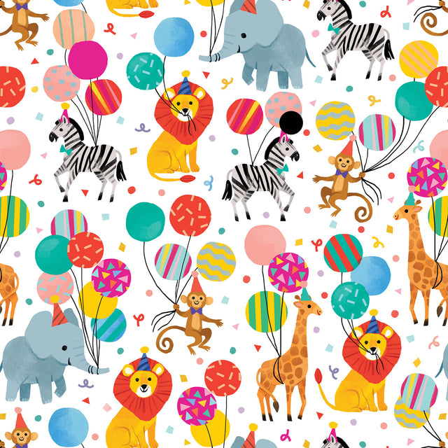Jungle Birthday Party Gift Wrap - B458.1a.jpg