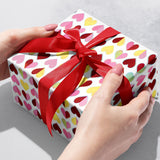 Sparkling Hearts Gift Wrap - B461.1b.jpg