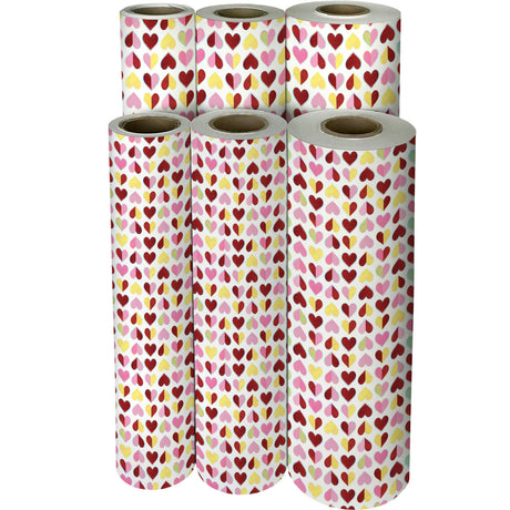 Sparkling Hearts Gift Wrap - B461.1f.jpg