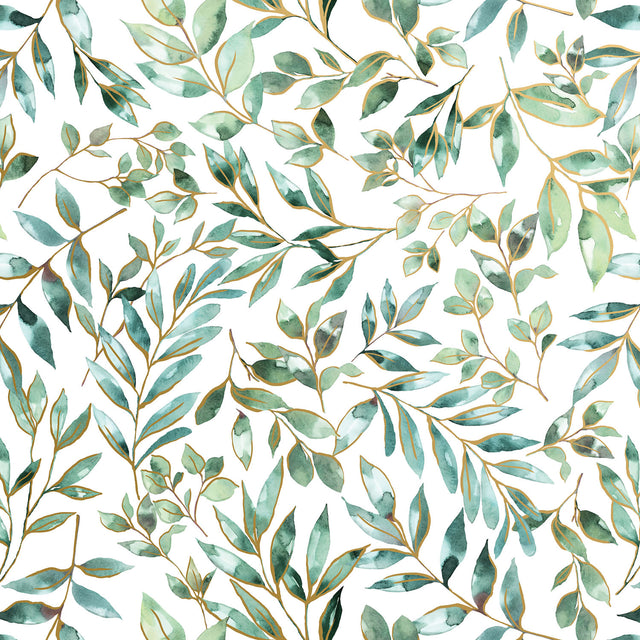 Elegant Leaves Gift Wrap - B464.1a.jpg