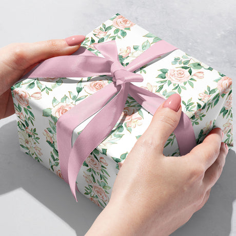 Pink Roses Gift Wrap - B474.1b.jpg