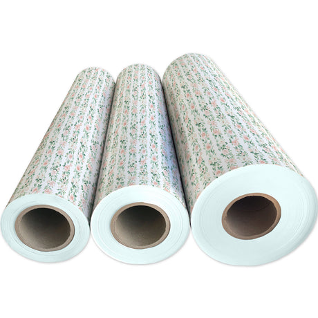 Pink Roses Gift Wrap - B474.1g.jpg