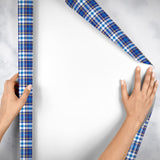 Blue Plaid Gift Wrap - B484.1e.jpg