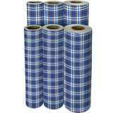 Blue Plaid Gift Wrap - B484.1f.jpg
