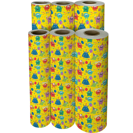 Party Monsters Gift Wrap - B486.1f.jpg