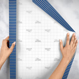 Blue Silver Stripe Gift Wrap - B513.1e.jpg
